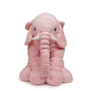 24inch Elephant Stuffed Animal Plush Toy (Pink)